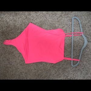 Princess Polly neon pink bodysuit size 4